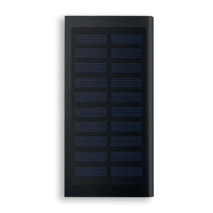 Black solar power bank 