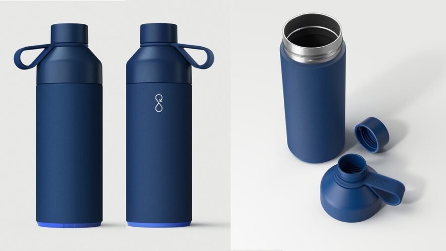Ocean Bottle 1L - Obsidian Black : Premium water bottle