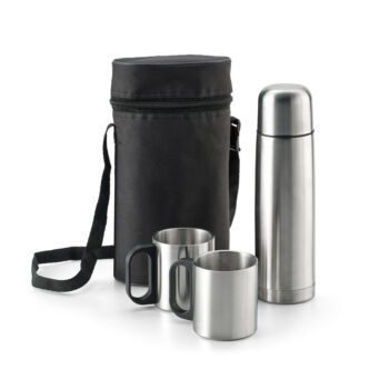 94609_set DURANT. Stainless steel thermos and mugs set