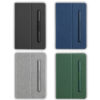 Black, green , grey and green A5 notebook option