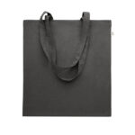 Tote bag with branding in black color