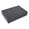 Gift set box in black color and die cut to keep the items in side perfectly