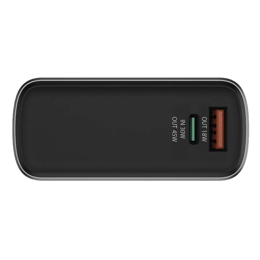 45 W, PD10 Laptop power bank showing ports