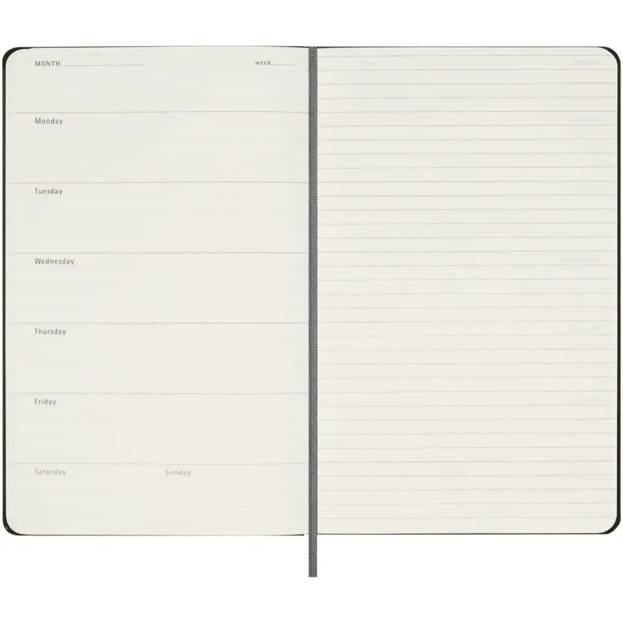 Moleskine Undated 12 Month Weekly Planner - Hard Cover - Large (3)