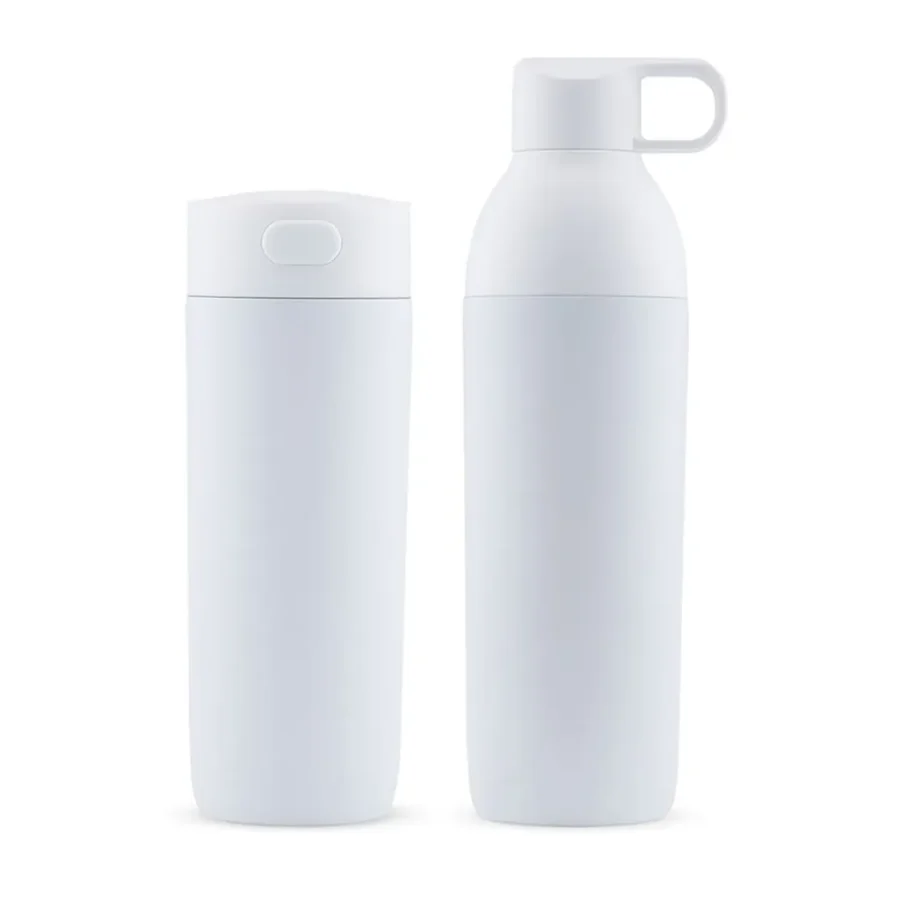 RUVO - CHANGE ZERO 2-in-1 Modular Hydration Gift Set - White