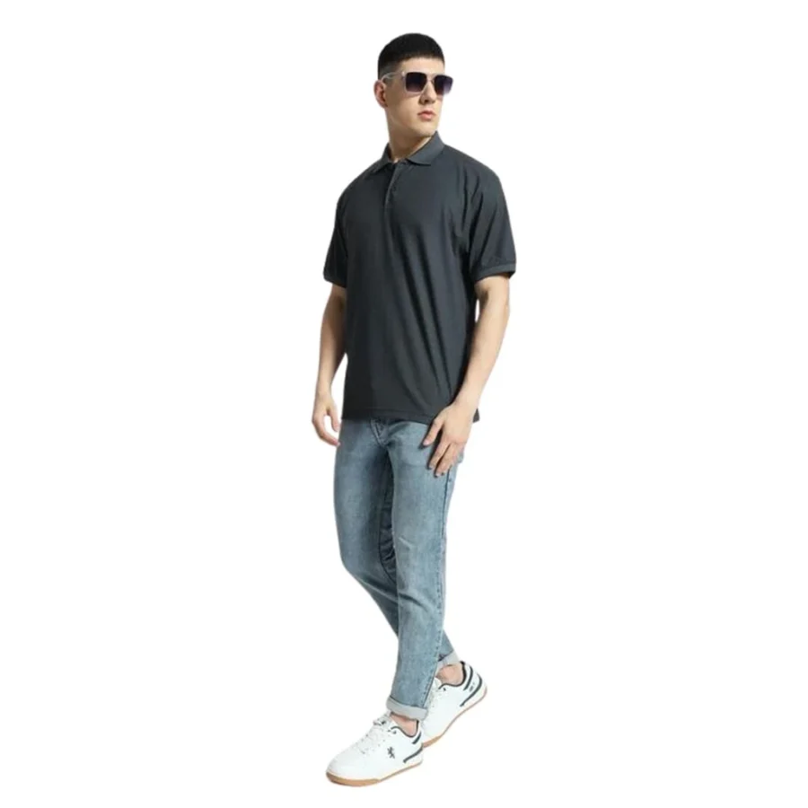 Santhome COMO Premium Texture Knit Polo Shirt