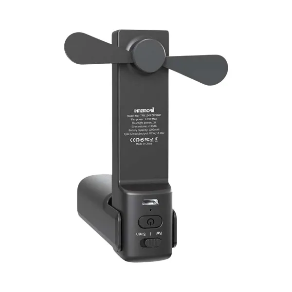 branded-guardian-tech-gadget-dubai 4-in-1 Fan PowerBank and Alarm - Guardian