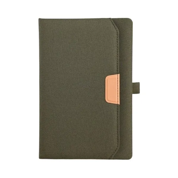 taron rpet eco friendly notebook with pen holder