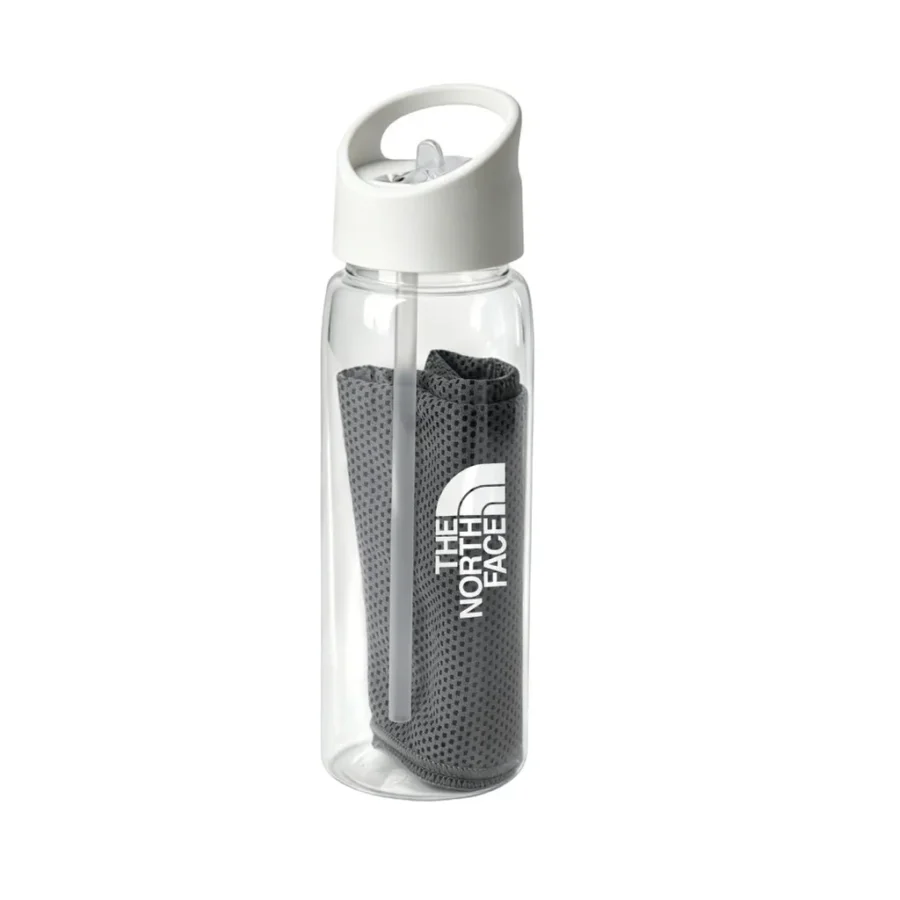 Giftology - DEVON Plastic bottle with Cooling Towel 800 ml - White