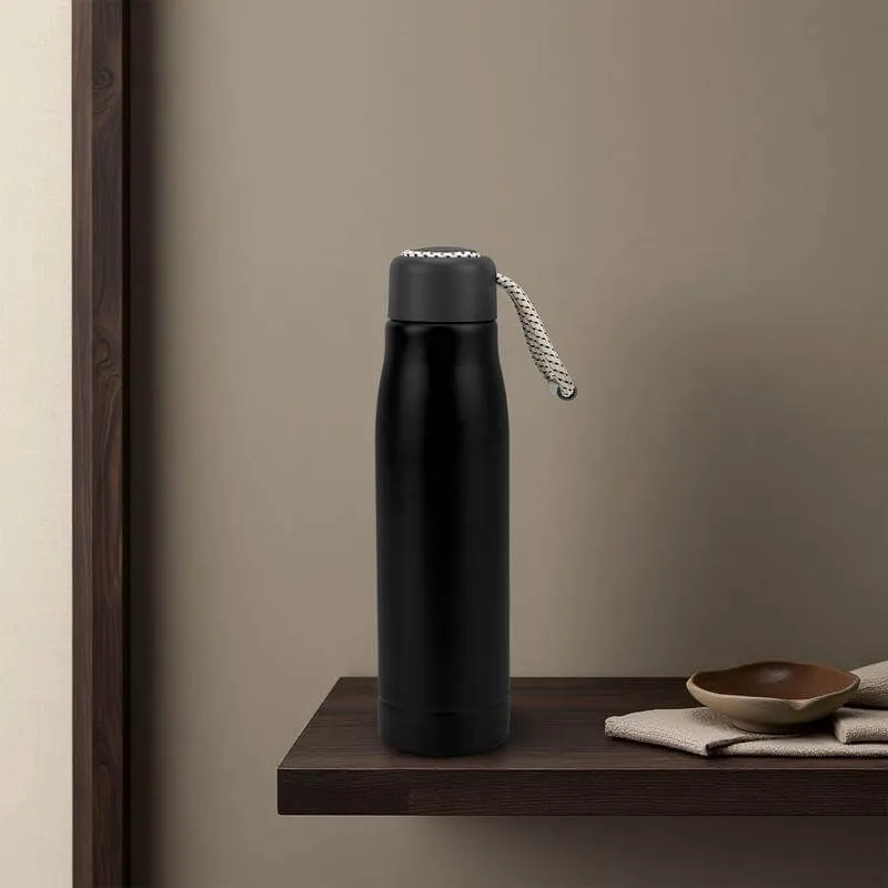 NIMES - Giftology Double Wall Stainless Steel Bottle 550ml - Black