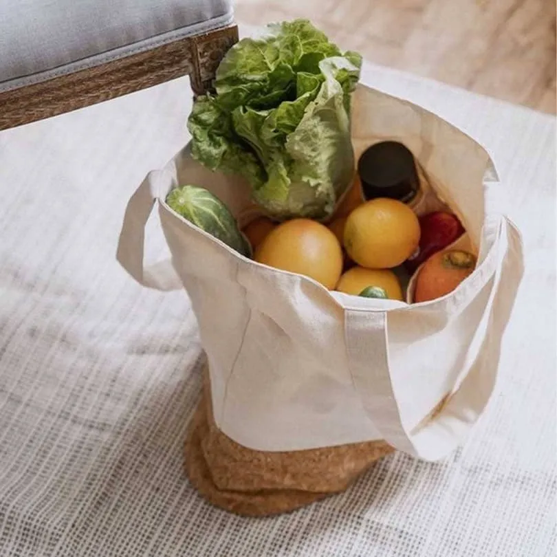 TILLEY - eco-neutral Recycled Cotton-Cork Shopping Bag