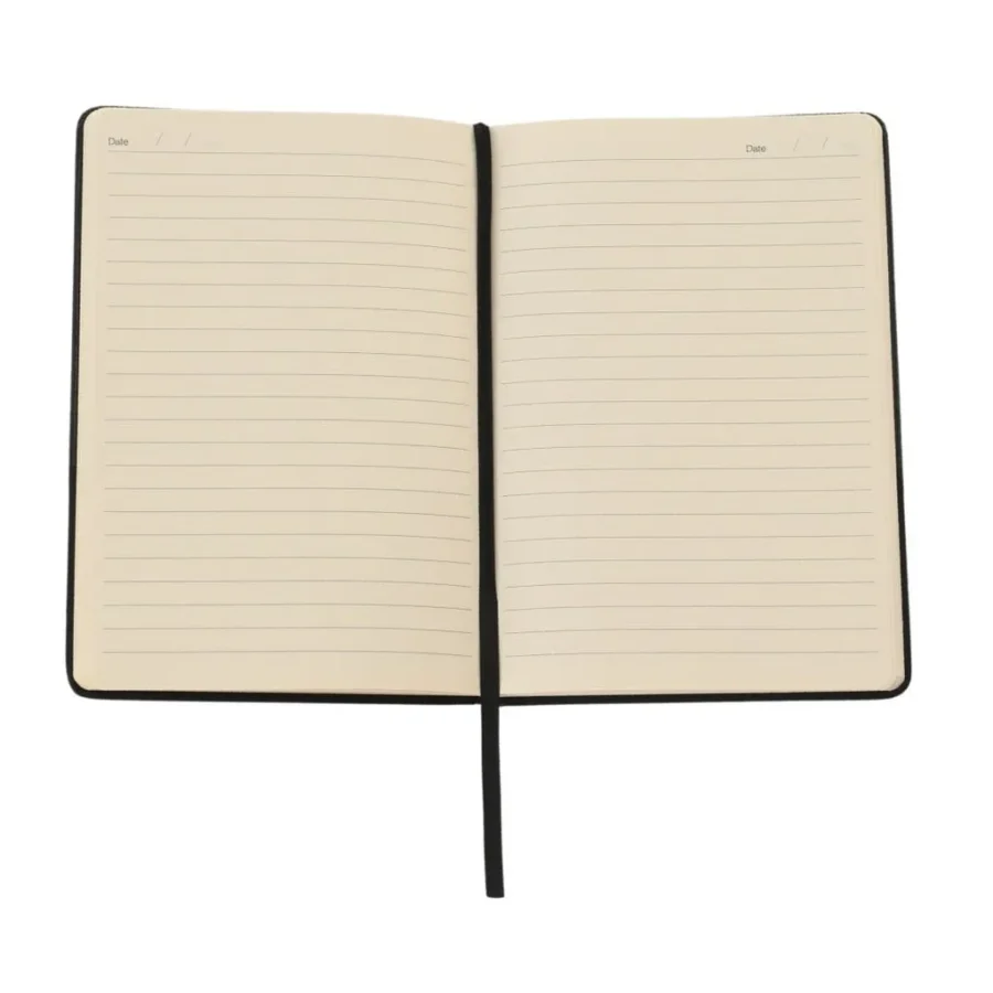 LYSS - Santhome® A5 Thermo PU Soft Cover Notebook - Black_